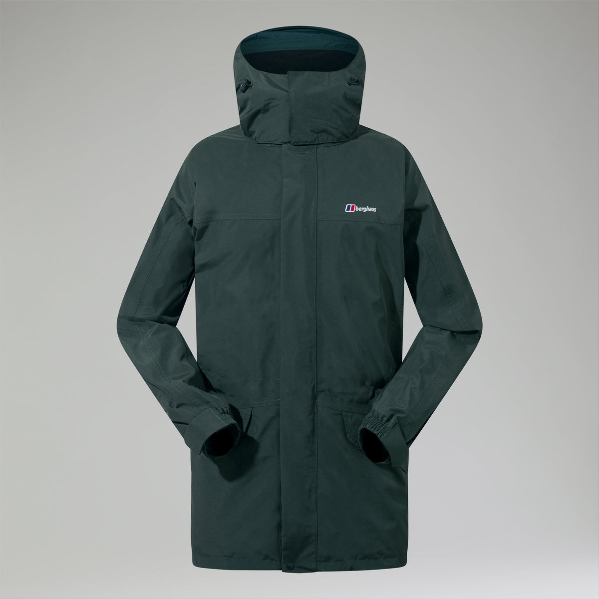 Long Cornice Gore Tex InterActive Jacket Dark Green