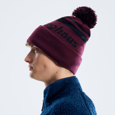 Unisex Berghaus Beanie - Dark Purple/Black