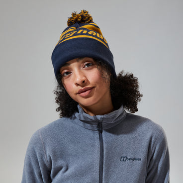 Unisex Berghaus Beanie - Dark Blue/Brown