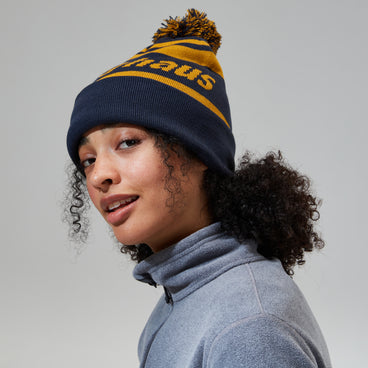 Unisex Berghaus Beanie - Dark Blue/Brown