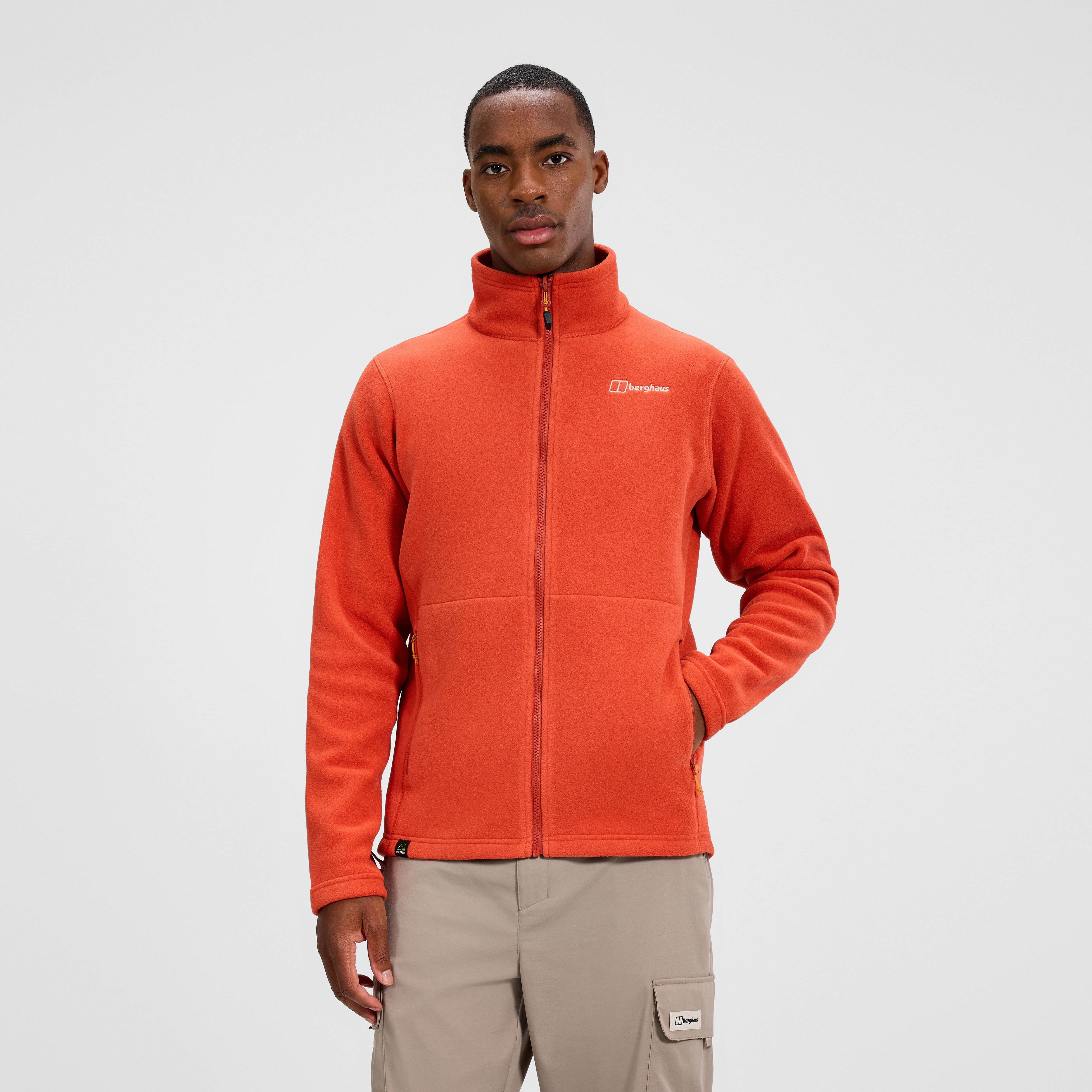 Men's Prism InterActive Polartec Fleece Jacket - Orange | Berghaus