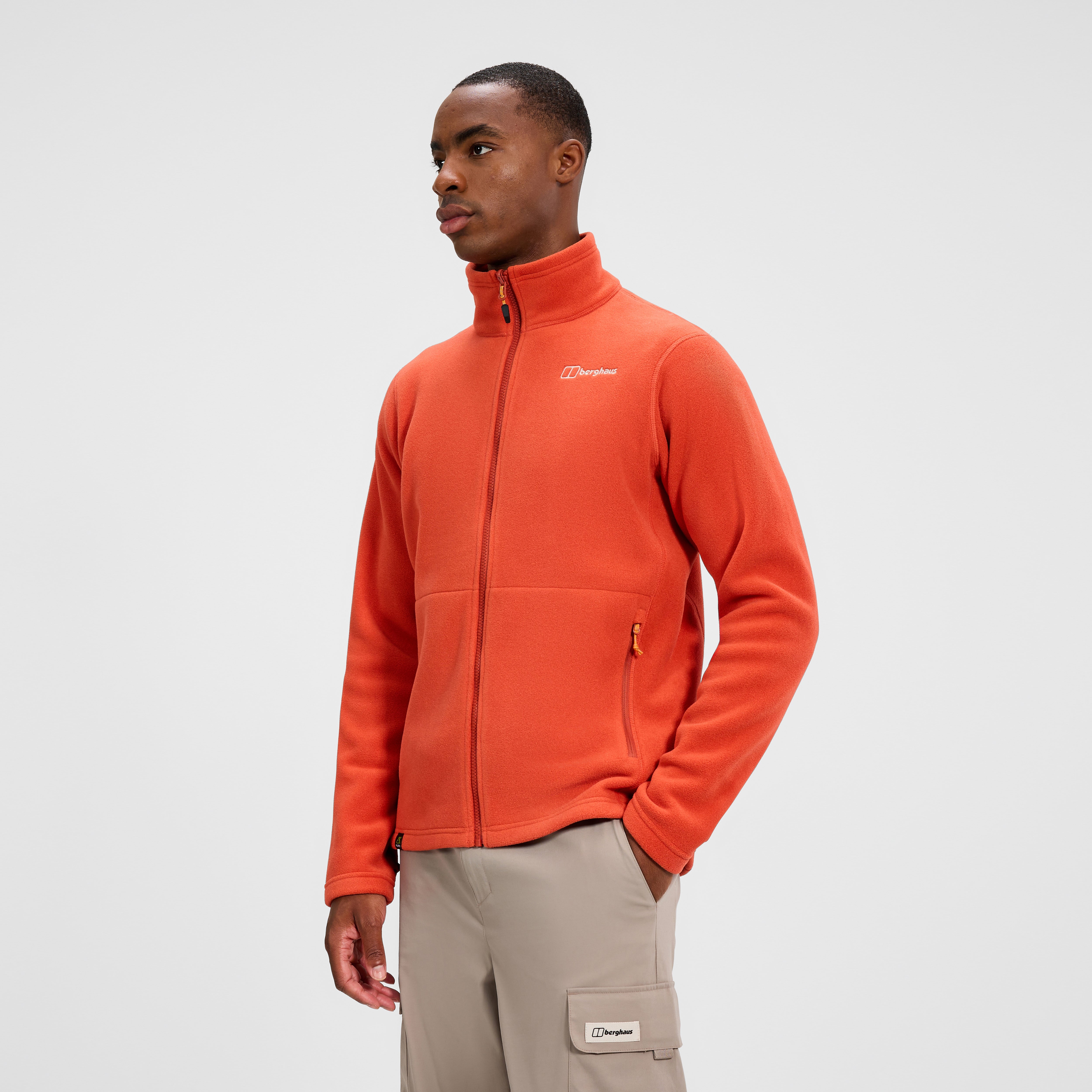 Men's Prism InterActive Polartec Fleece Jacket - Orange | Berghaus