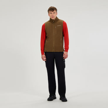 Men's Prism InterActive Polartec Fleece Gilet - Brown