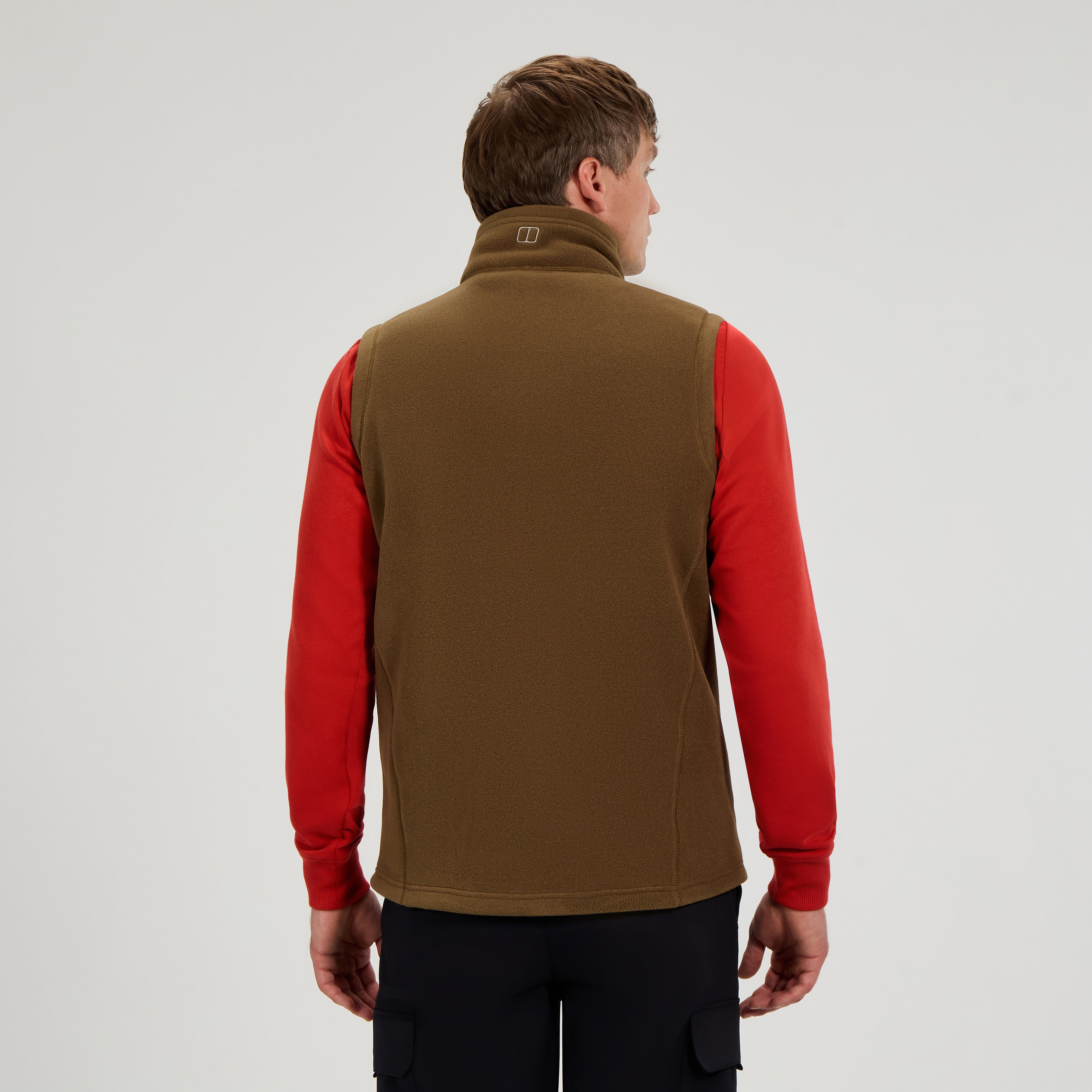 Men's Prism InterActive Polartec Fleece Gilet - Brown | Berghaus