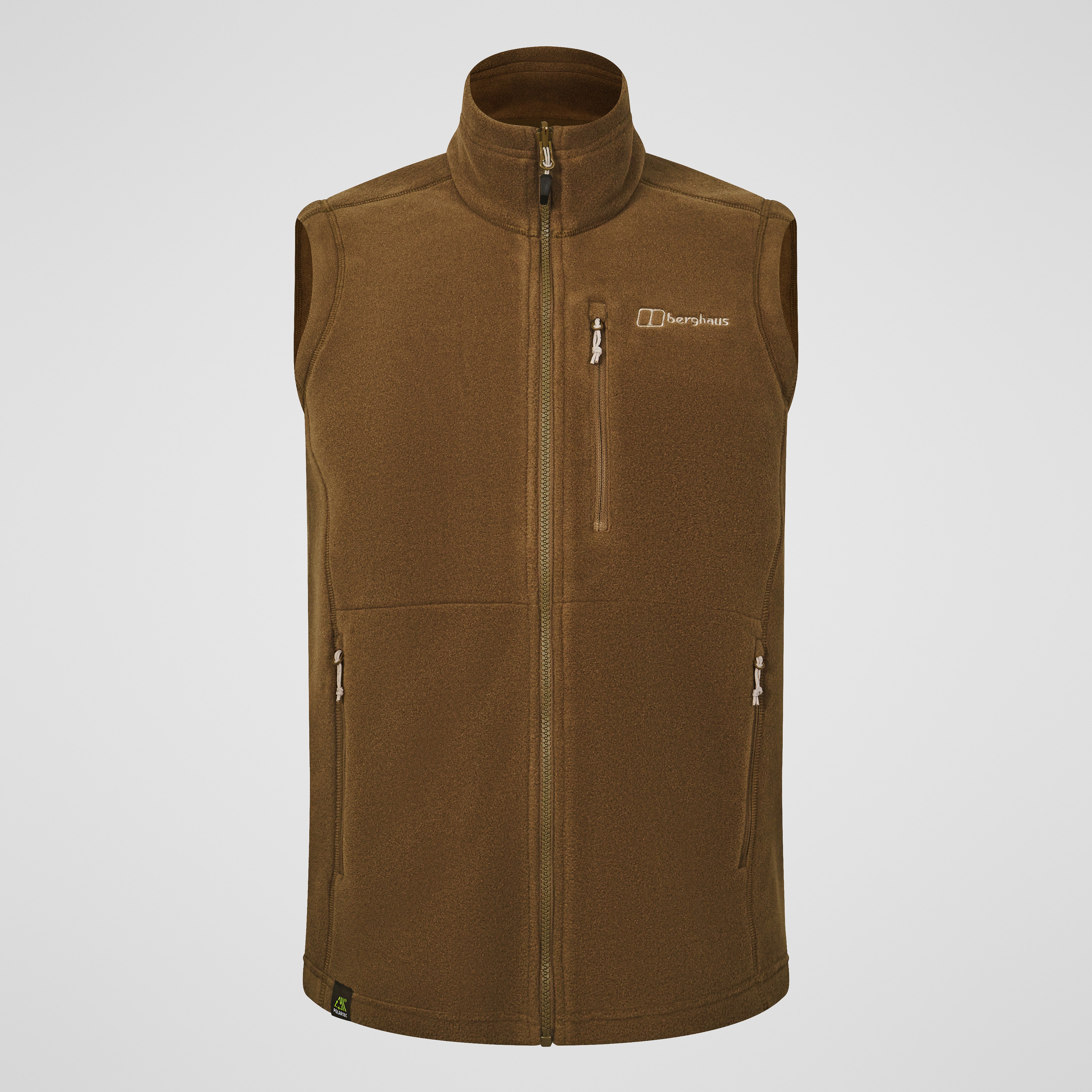 Men's Prism InterActive Polartec Fleece Gilet - Brown | Berghaus