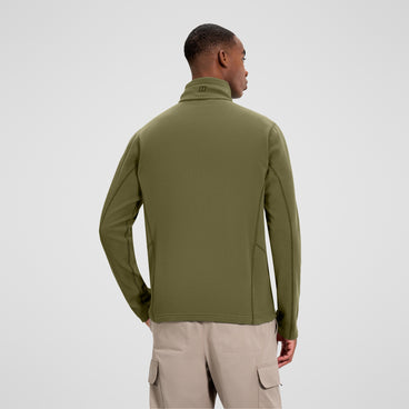 Men's Prism Micro Half Zip Polartec Fleece - Green