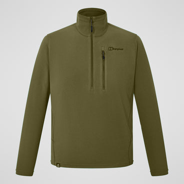 Men's Prism Micro Half Zip Polartec Fleece - Green