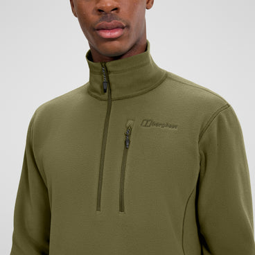 Men's Prism Micro Half Zip Polartec Fleece - Green