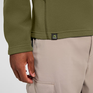 Men's Prism Micro Half Zip Polartec Fleece - Green