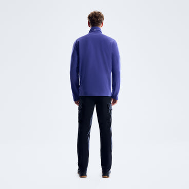 Men's Prism Micro Half Zip Polartec Fleece - Bottle Blue