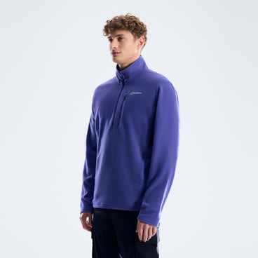 Men's Prism Micro Half Zip Polartec Fleece - Bottle Blue