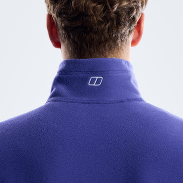 Men's Prism Micro Half Zip Polartec Fleece - Bottle Blue