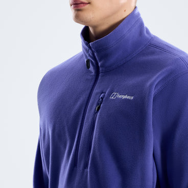 Men's Prism Micro Half Zip Polartec Fleece - Bottle Blue