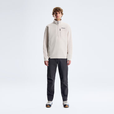 Men's Prism Micro Half Zip Polartec Fleece - Stone