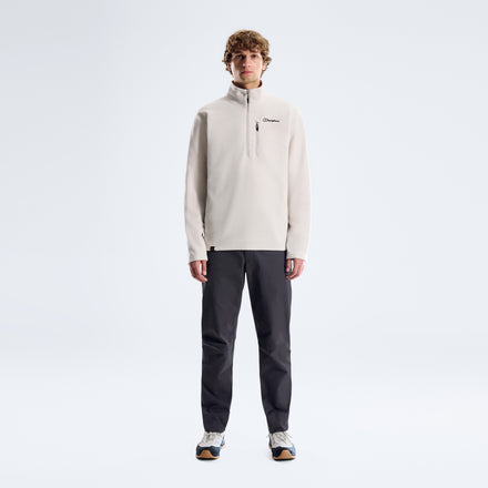 Men's Prism Micro Half Zip Polartec Fleece - Stone