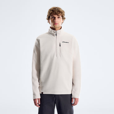 Men's Prism Micro Half Zip Polartec Fleece - Stone