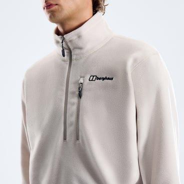 Men's Prism Micro Half Zip Polartec Fleece - Stone