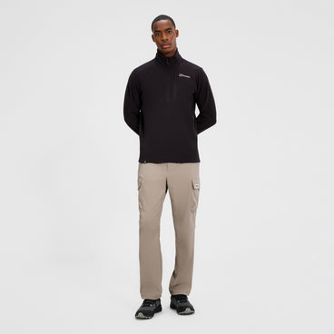 Men's Prism Micro Half Zip Polartec Fleece - Black