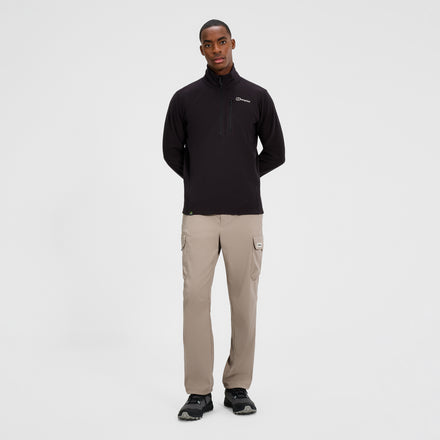 Men's Prism Micro Half Zip Polartec Fleece - Black