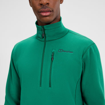 Men's Prism Micro Half Zip Polartec Fleece - Green