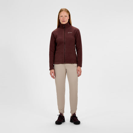 Women's Prism InterActive Polartec Fleece Jacket - Brown