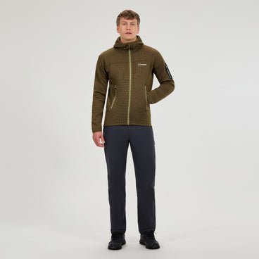 Men's Pravitale MTN 2.0 Hooded Fleece Jacket - Green/Brown