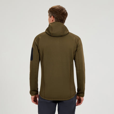 Men's Pravitale MTN 2.0 Hooded Fleece Jacket - Green/Brown