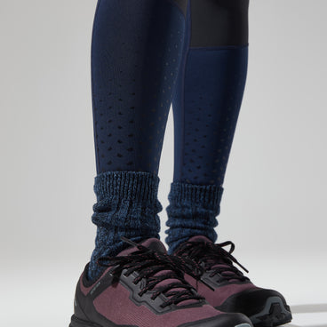 Women's Lelyur Trekking Tights - Dark Blue/Black