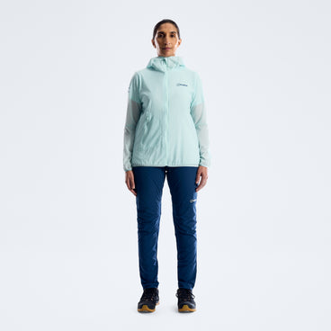Women's Pendower Wind Jacket - Light Blue