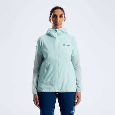 Women's Pendower Wind Jacket - Light Blue
