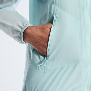 Women's Pendower Wind Jacket - Light Blue