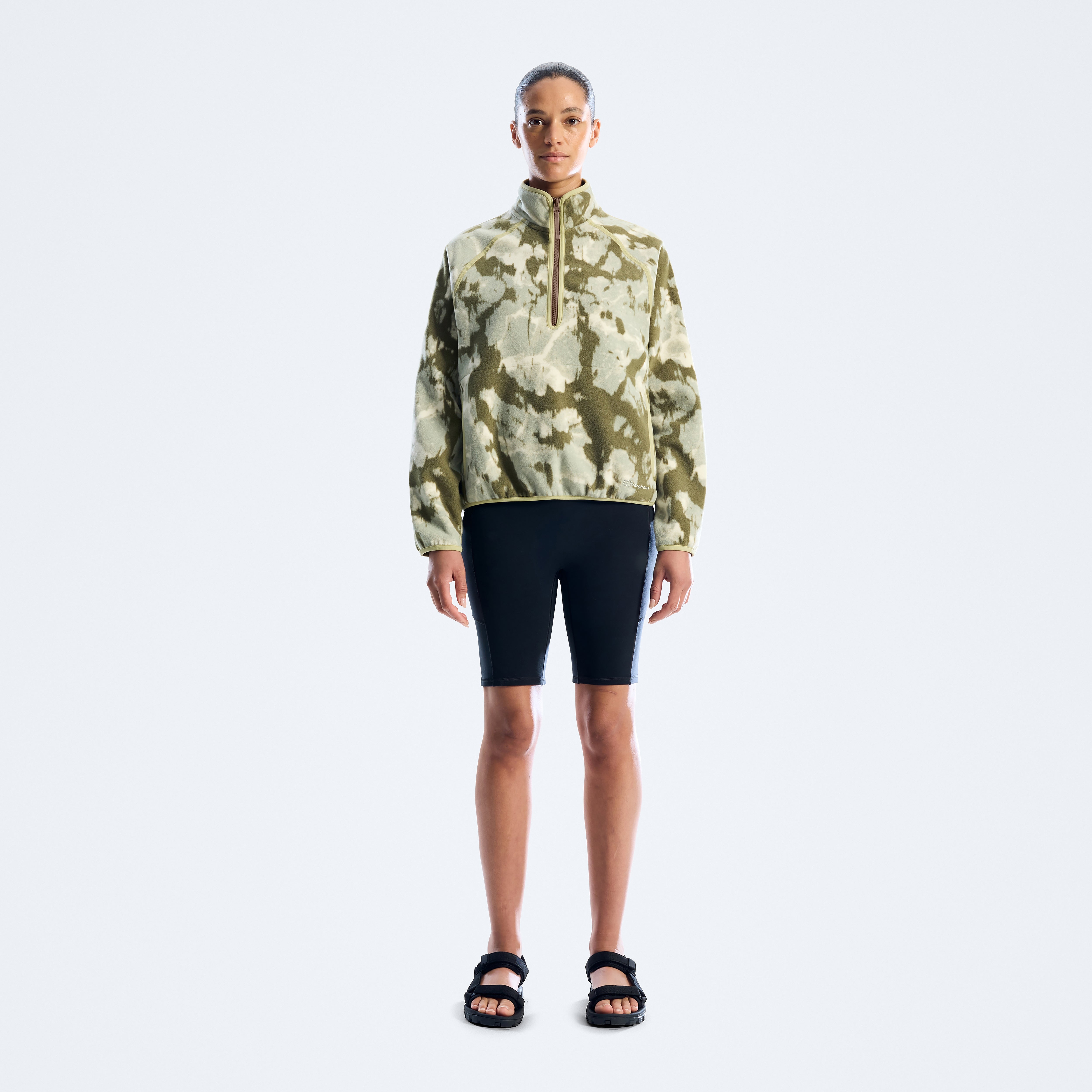 Women's Bamburgh Half Zip Fleece - Green | Berghaus