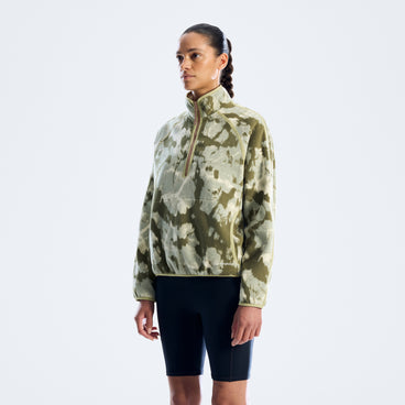 Women's Bamburgh Half Zip Fleece - Green