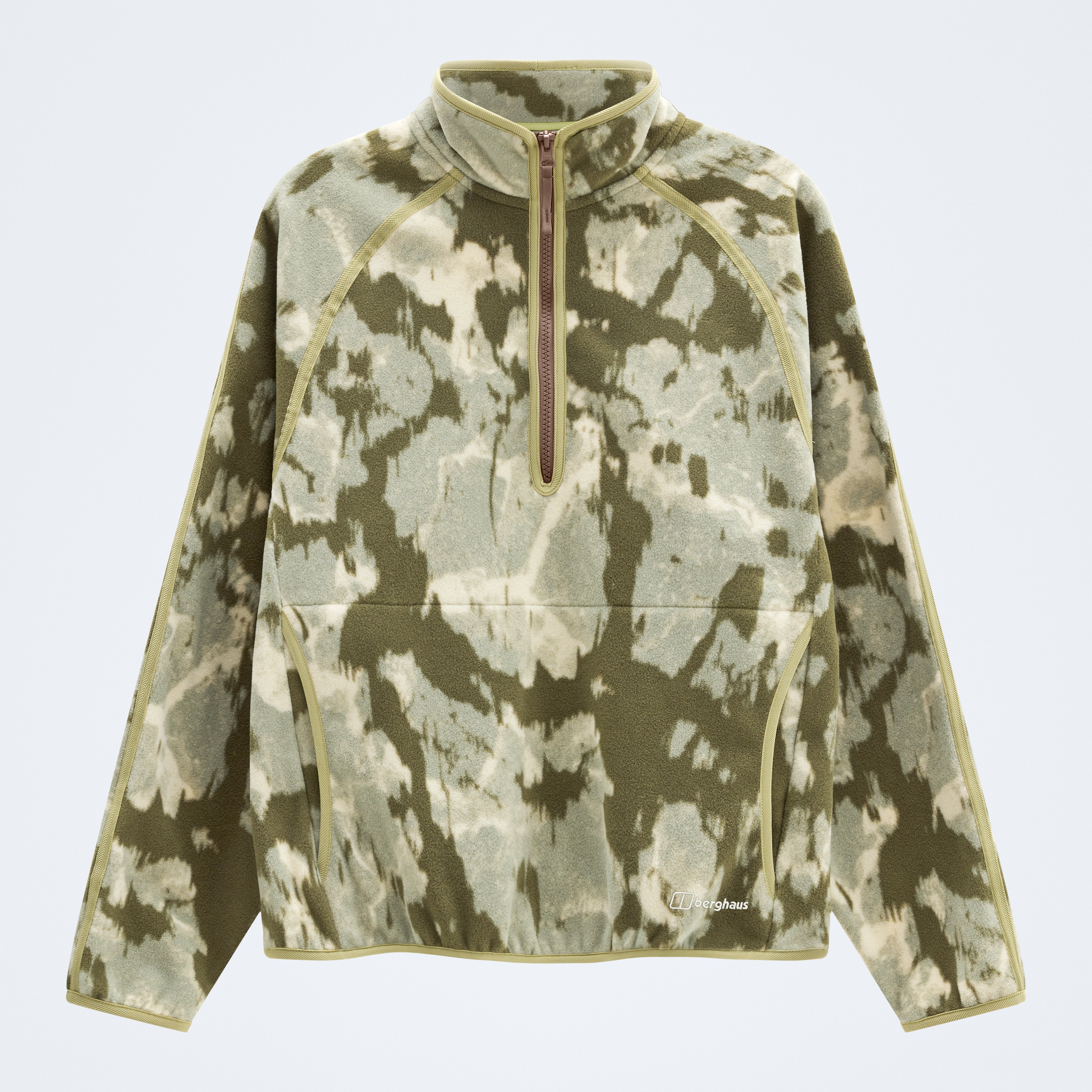 Women's Bamburgh Half Zip Fleece - Green | Berghaus