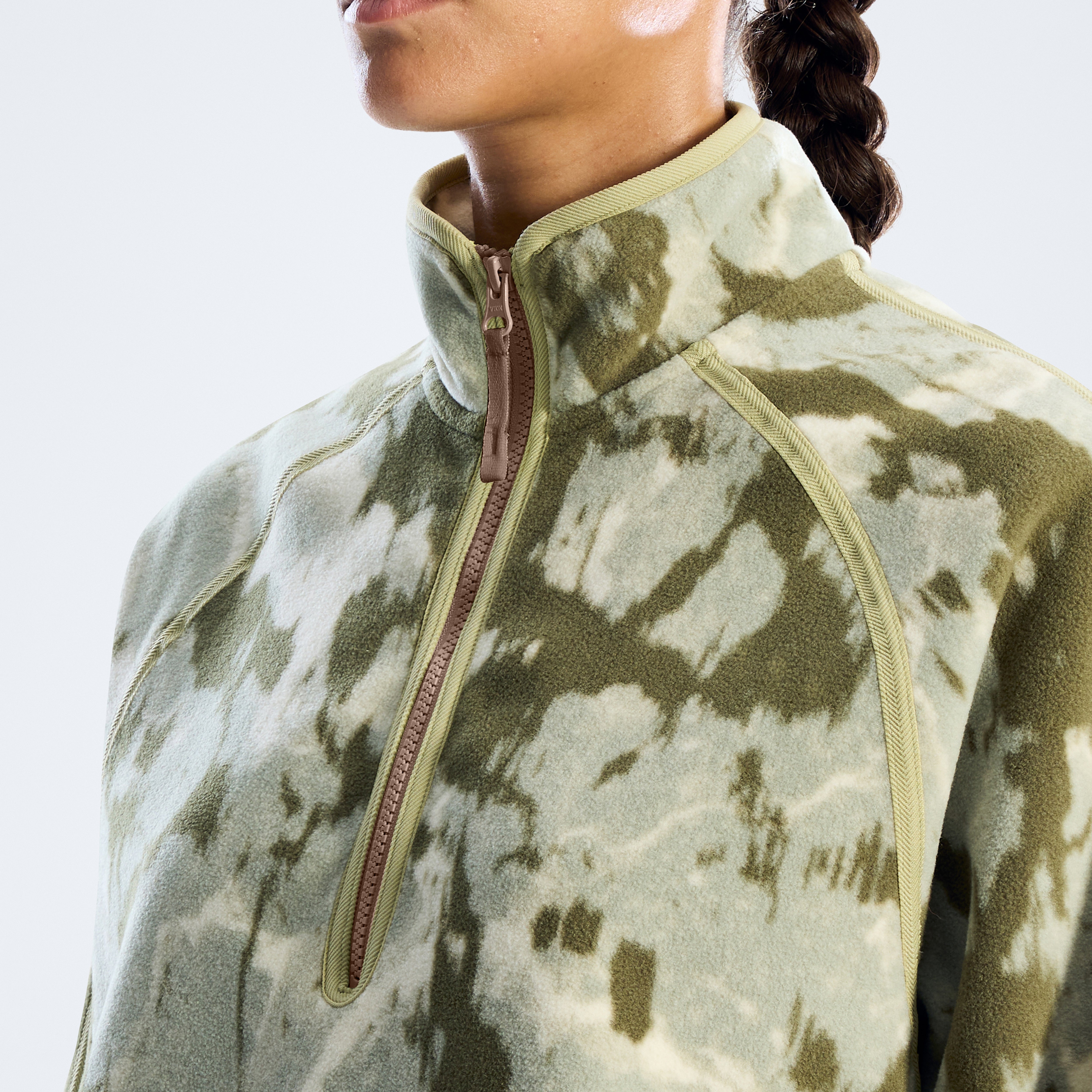 Women's Bamburgh Half Zip Fleece - Green | Berghaus