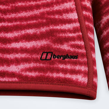 Women's Bamburgh Half Zip Fleece - Provence/Red Fury