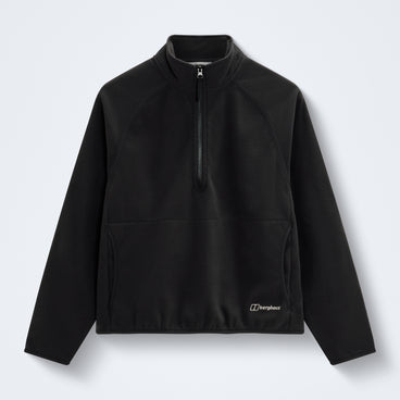 Women's Bamburgh Half Zip Fleece - Black