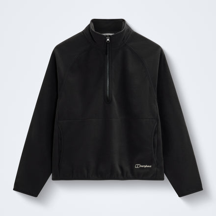 Women's Bamburgh Half Zip Fleece - Black
