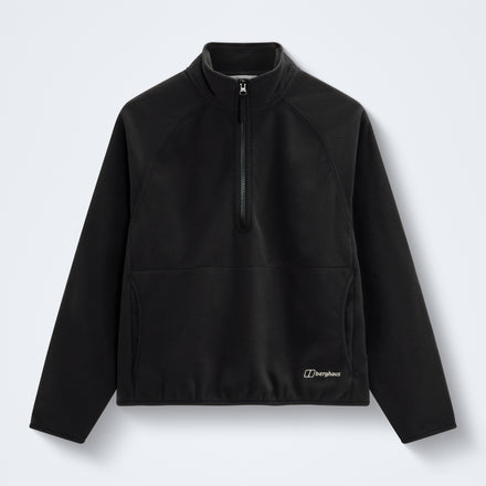 Women's Bamburgh Half Zip Fleece - Black