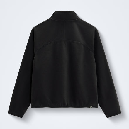 Women's Bamburgh Half Zip Fleece - Black