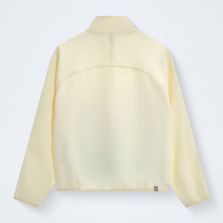 Women's Bamburgh Half Zip Fleece - Cream