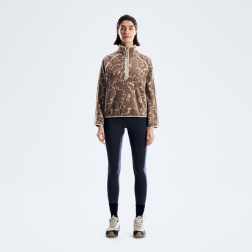 Women's Bamburgh Half Zip Fleece - Volcanic Ash/Stone