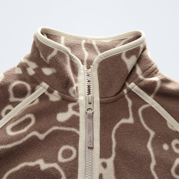 Women's Bamburgh Half Zip Fleece - Volcanic Ash/Stone