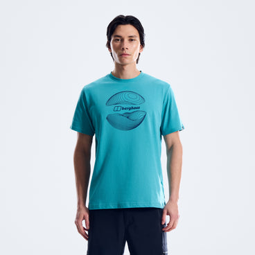 Men's Curvature Essential Tee - Blue