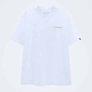 Men's Geo-Mountaintry Essential Tee - White
