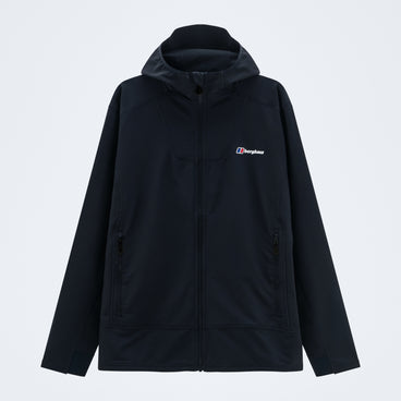Men's Greenbank Hooded Jacket - Jet Black