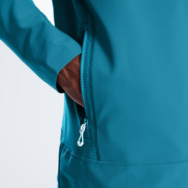 Men's Wavertree Hooded Jacket - Genetic Blue