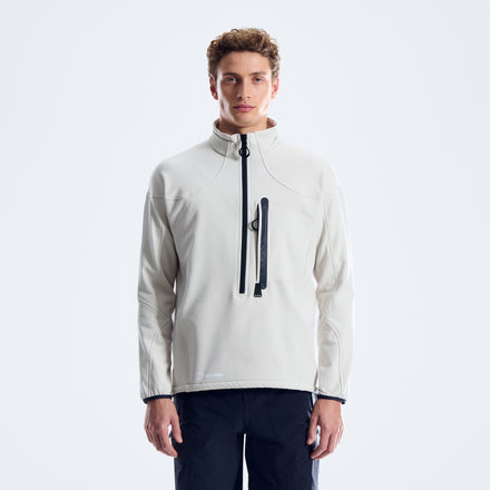 Men's Big Wall Half Zip - Grey