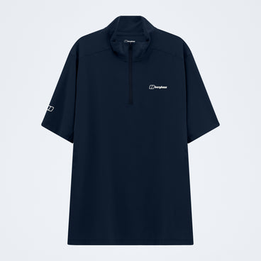 Men's Bowburn Half Zip Tech Tee - Black