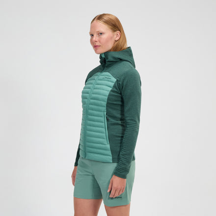 Women's Nula Hybrid Synthetic Insulated Jacket - Green